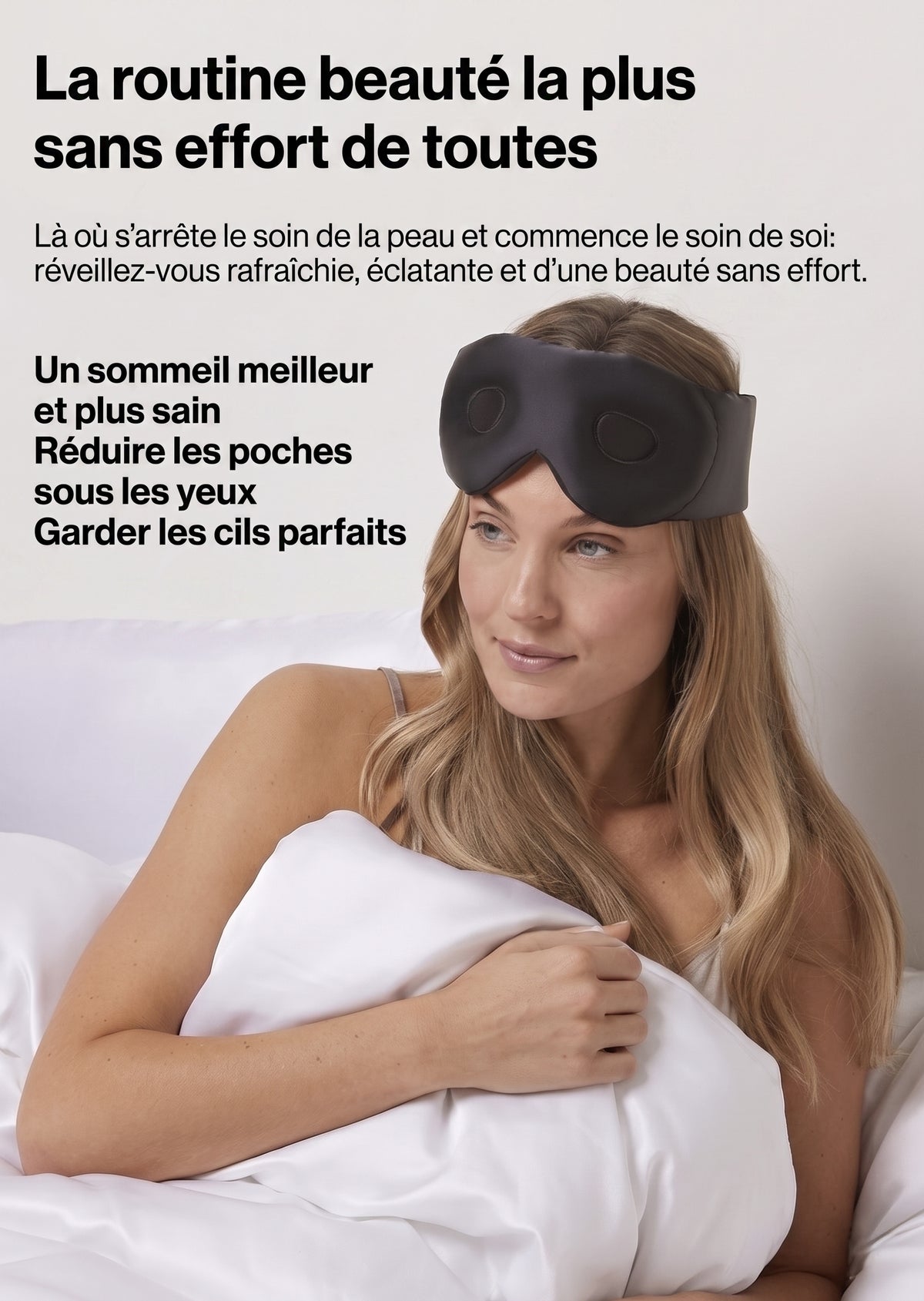 Masque Sommeil Douceur - Noir Ébène