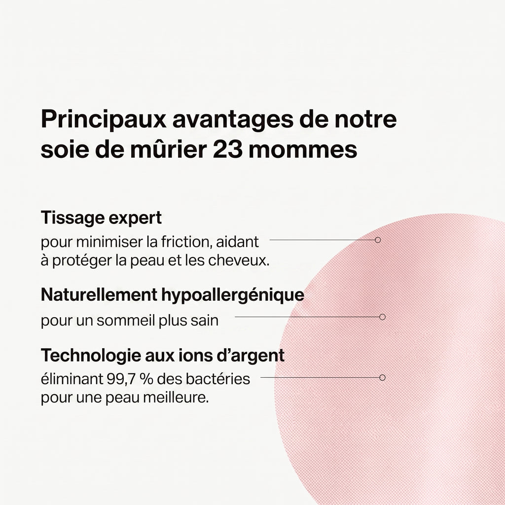 Taie En Soie Premium - Rose Poudré