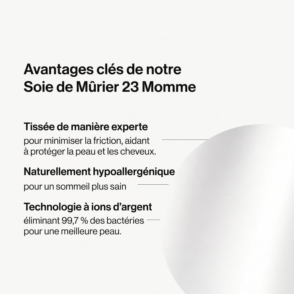 Taie En Soie Premium - Ivoire
