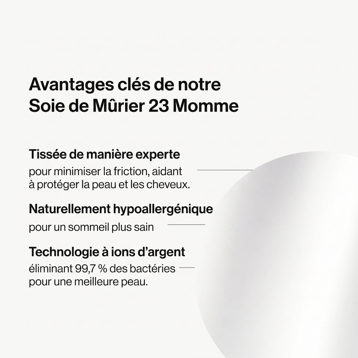 Taie En Soie Premium - Ivoire