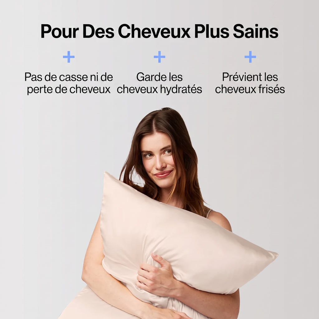 Taie En Soie Premium - Champagne
