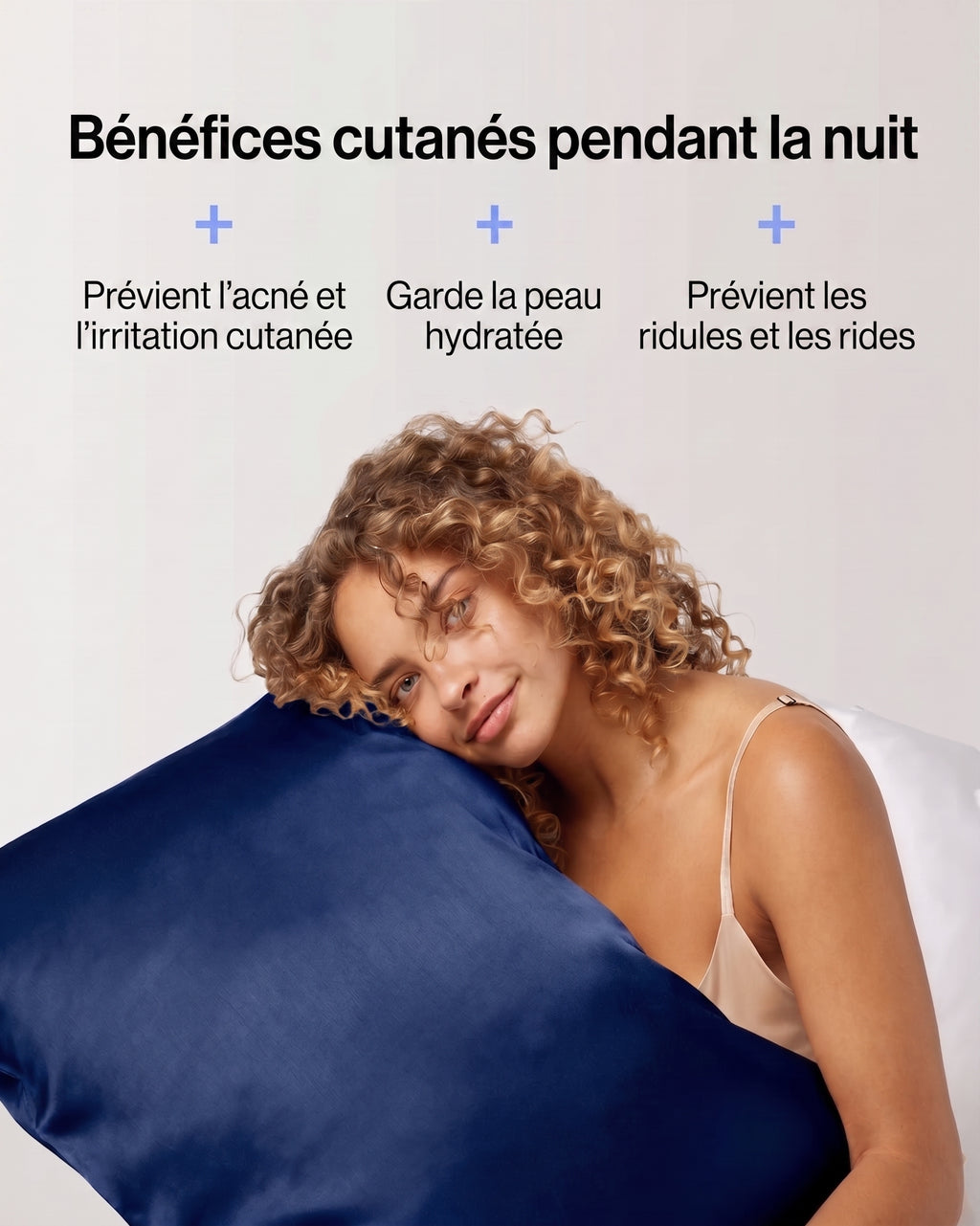 Taie En Soie Premium - Bleu Nuit