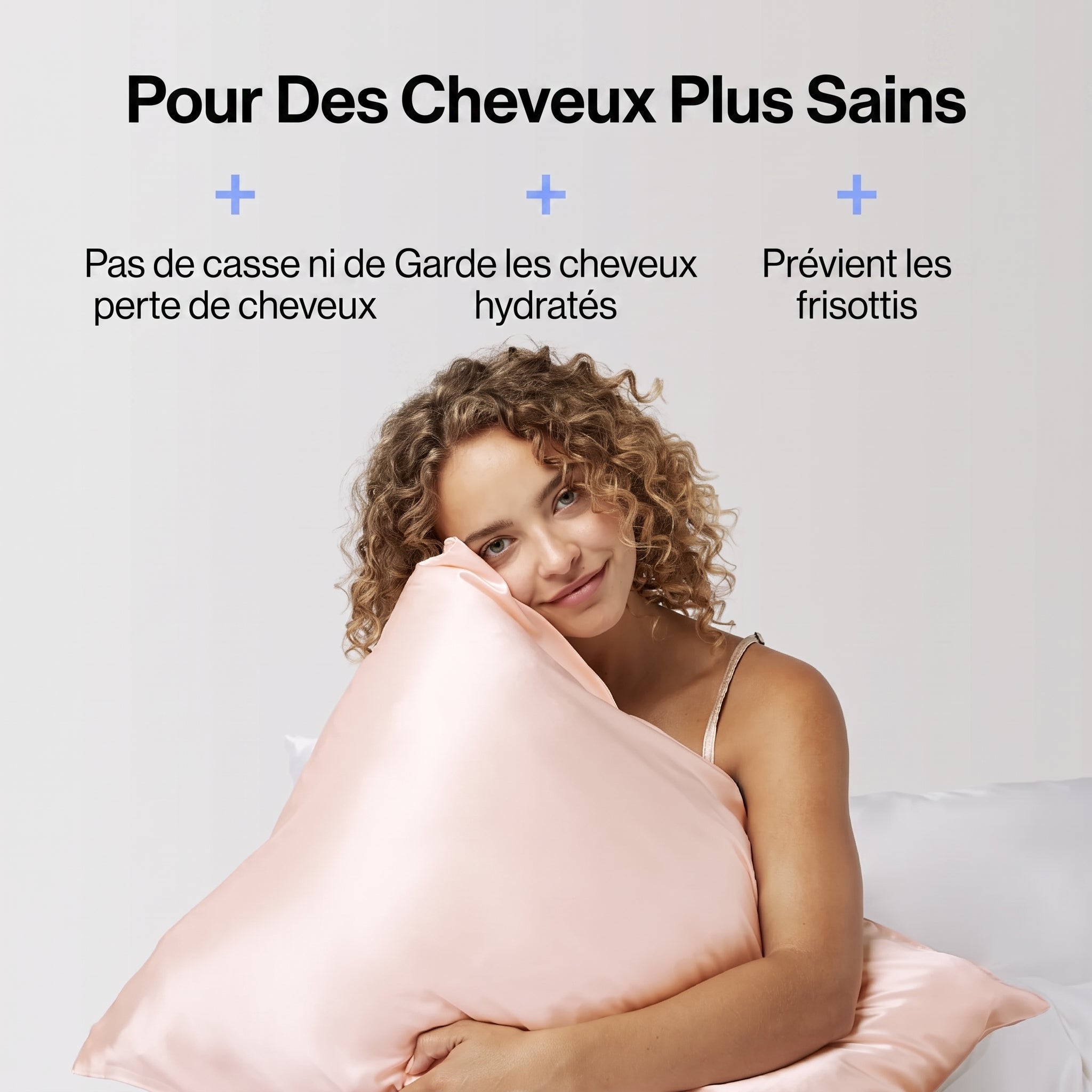 Taie En Soie Premium - Rose Poudré