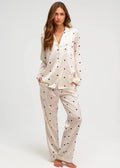 Pyjama en Soie - Satin À Pois